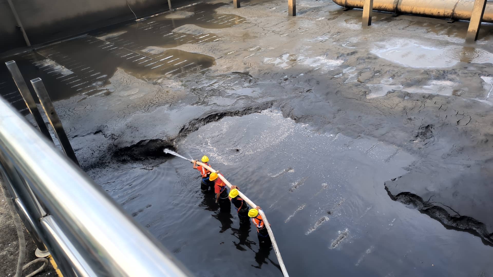 东莞某污水处理厂底部曝气重置项目